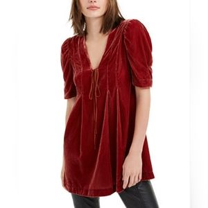 Free People Ivy Velvet Dress XL